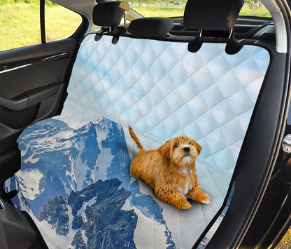 Alps Mountain Print Pet Car Back Seat Cover