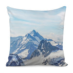 Alps Mountain Print Pillow Cover