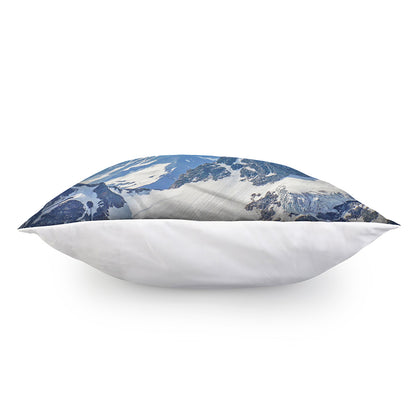Alps Mountain Print Pillow Cover