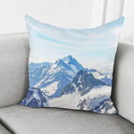 Alps Mountain Print Pillow Cover