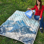 Alps Mountain Print Quilt