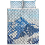 Alps Mountain Print Quilt Bed Set