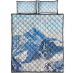 Alps Mountain Print Quilt Bed Set