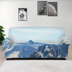 Alps Mountain Print Sofa Cover