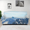 Alps Mountain Print Sofa Cover