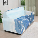 Alps Mountain Print Sofa Cover