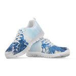 Alps Mountain Print White Sneakers