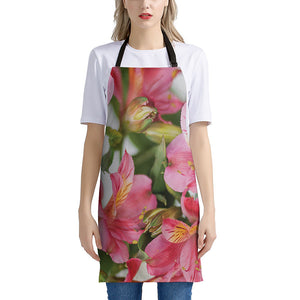 Alstroemeria Flower Print Apron