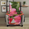 Alstroemeria Flower Print Armchair Protector