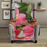 Alstroemeria Flower Print Armchair Protector