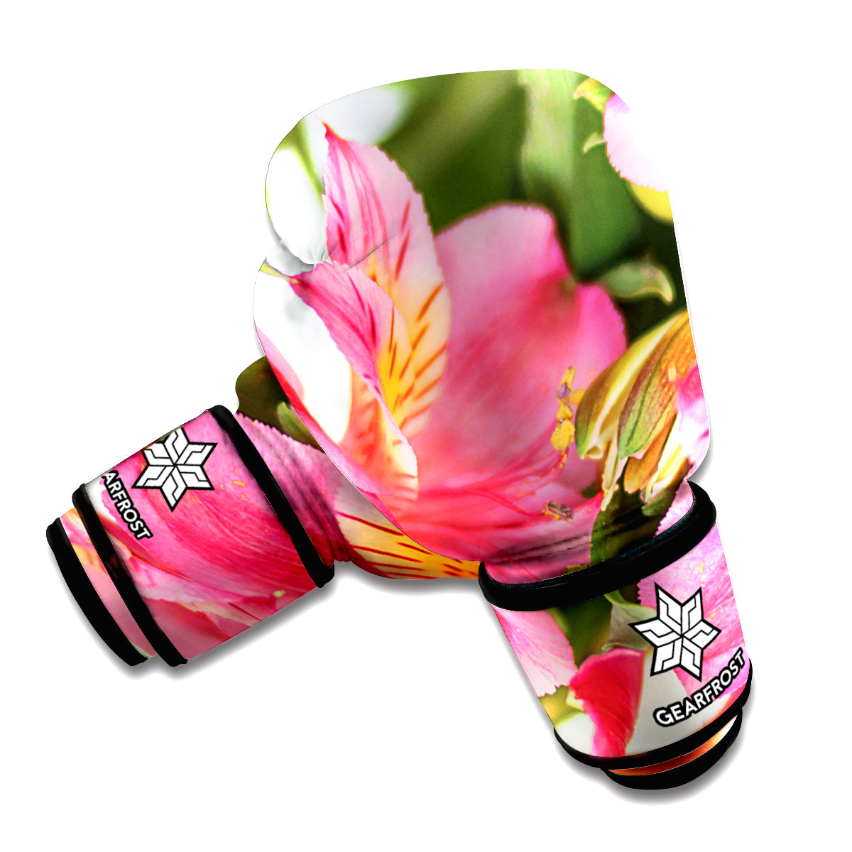 Alstroemeria Flower Print Boxing Gloves