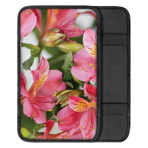 Alstroemeria Flower Print Car Center Console Cover