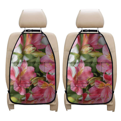 Alstroemeria Flower Print Car Seat Organizers