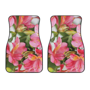 Alstroemeria Flower Print Front Car Floor Mats