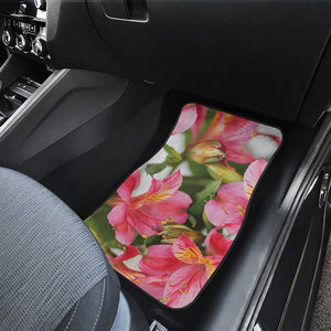 Alstroemeria Flower Print Front Car Floor Mats