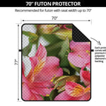 Alstroemeria Flower Print Futon Protector