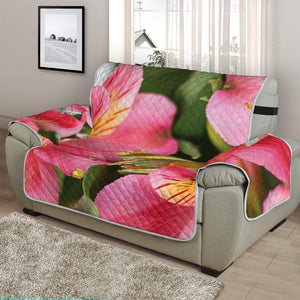 Alstroemeria Flower Print Half Sofa Protector