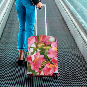 Alstroemeria Flower Print Luggage Cover