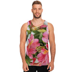 Alstroemeria Flower Print Men's Tank Top