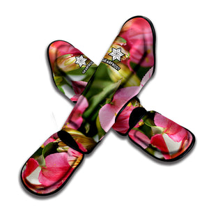 Alstroemeria Flower Print Muay Thai Shin Guard