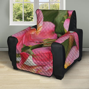 Alstroemeria Flower Print Recliner Protector