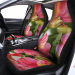 Alstroemeria Flower Print Universal Fit Car Seat Covers