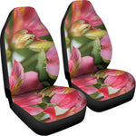 Alstroemeria Flower Print Universal Fit Car Seat Covers