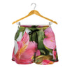 Alstroemeria Flower Print Women's Shorts