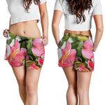 Alstroemeria Flower Print Women's Shorts