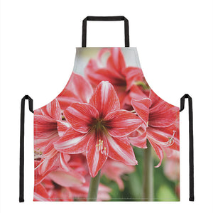 Amaryllis Flower Print Apron