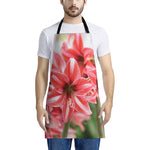 Amaryllis Flower Print Apron