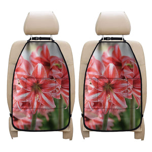 Amaryllis Flower Print Car Seat Organizers