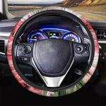 Amaryllis Flower Print Car Steering Wheel Cover