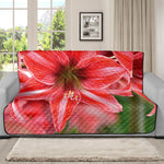 Amaryllis Flower Print Futon Protector