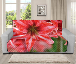 Amaryllis Flower Print Futon Protector