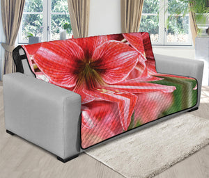 Amaryllis Flower Print Futon Protector