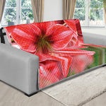 Amaryllis Flower Print Futon Protector