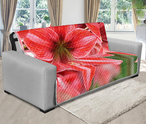 Amaryllis Flower Print Futon Protector