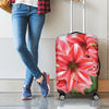 Amaryllis Flower Print Luggage Cover