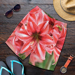 Amaryllis Flower Print Men's Shorts