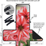 Amaryllis Flower Print Recliner Protector