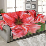 Amaryllis Flower Print Sofa Protector