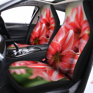 Amaryllis Flower Print Universal Fit Car Seat Covers