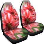 Amaryllis Flower Print Universal Fit Car Seat Covers