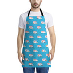 Ambulance Paramedic Car Pattern Print Apron