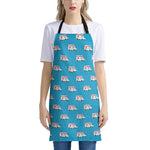 Ambulance Paramedic Car Pattern Print Apron