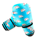 Ambulance Paramedic Car Pattern Print Boxing Gloves