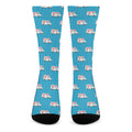Ambulance Paramedic Car Pattern Print Crew Socks