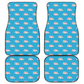 Ambulance Paramedic Car Pattern Print Front and Back Car Floor Mats