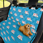 Ambulance Paramedic Car Pattern Print Pet Car Back Seat Cover